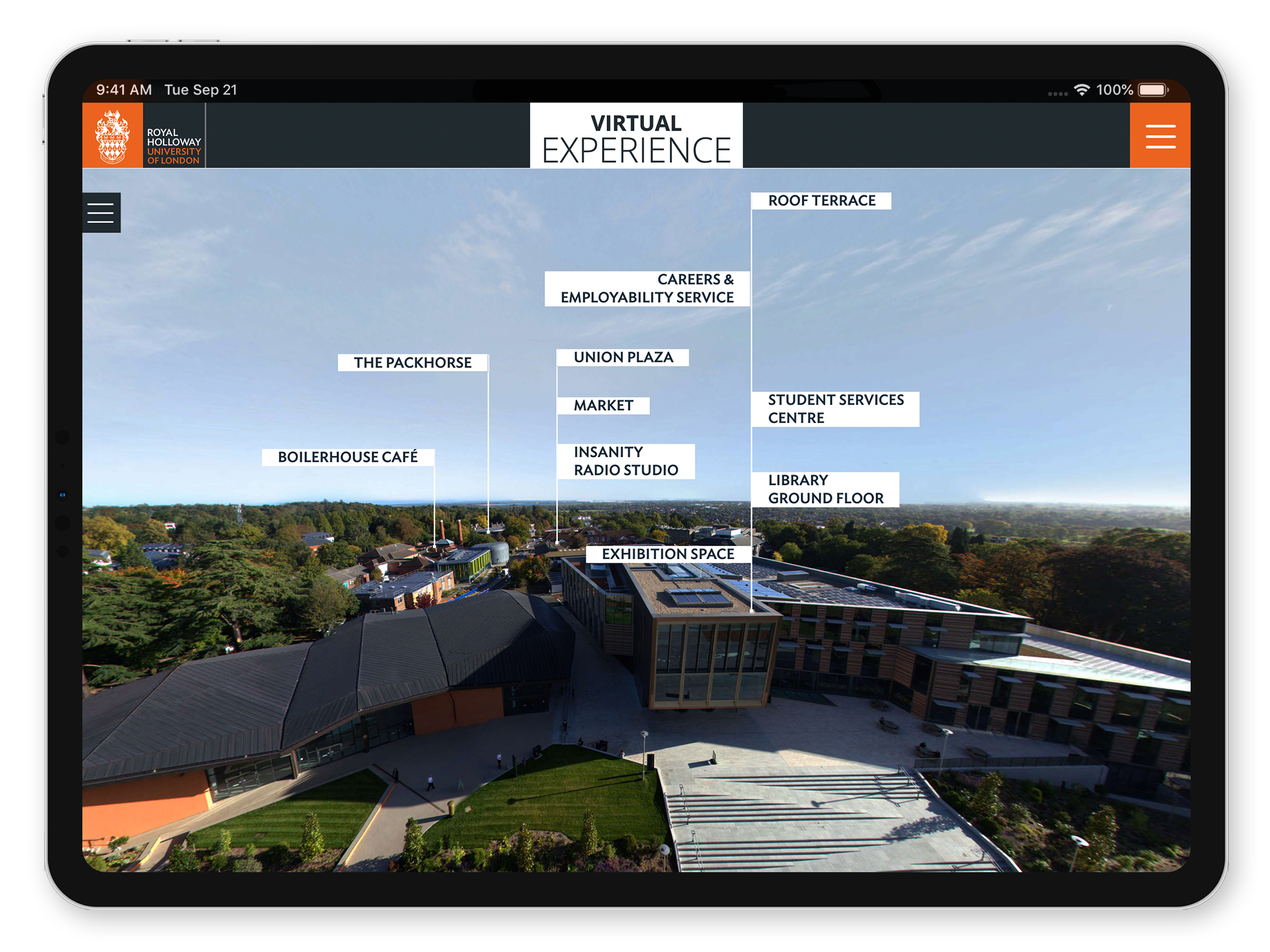 royal holloway virtual tour