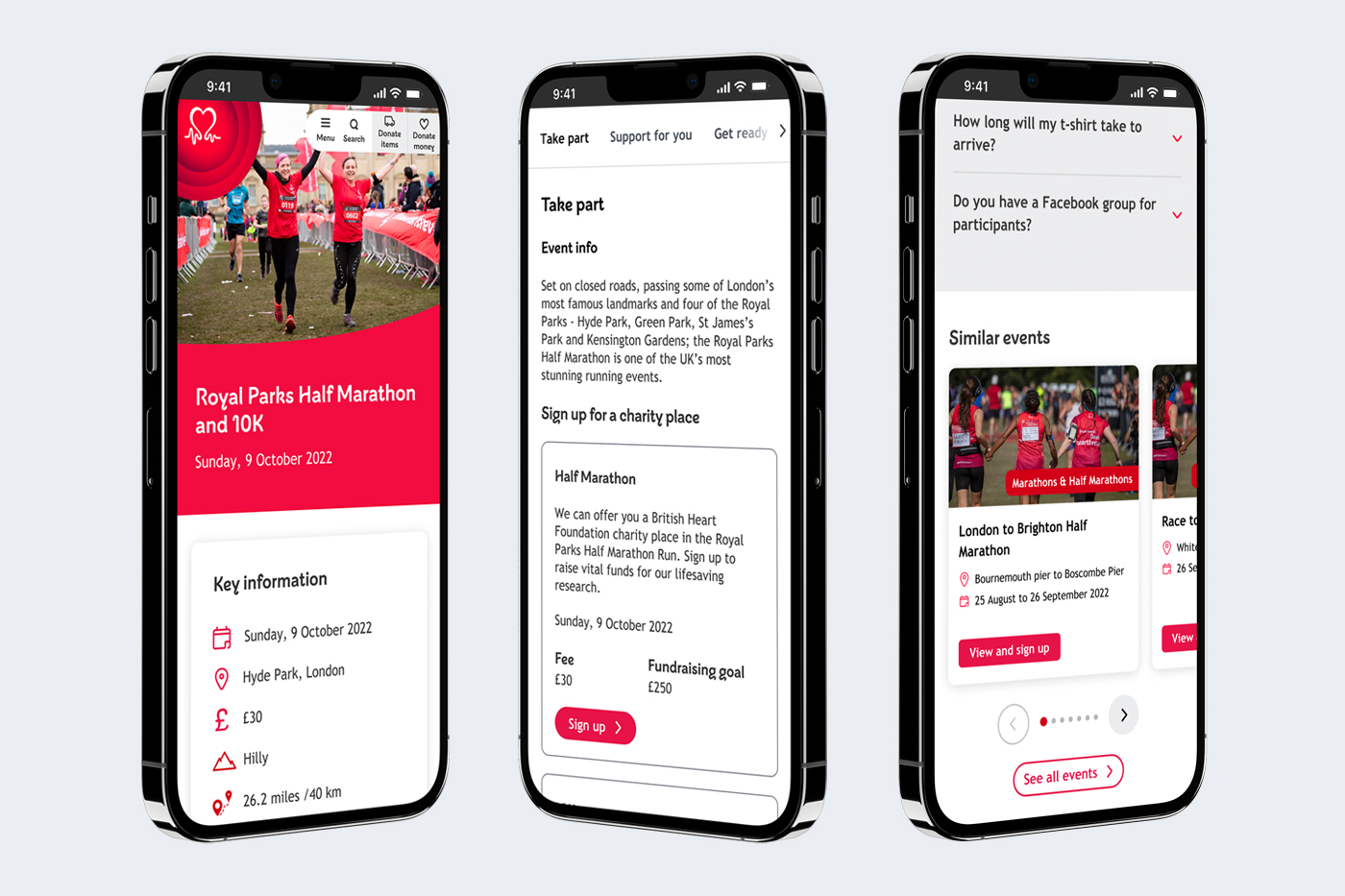 BHF Events UX Project