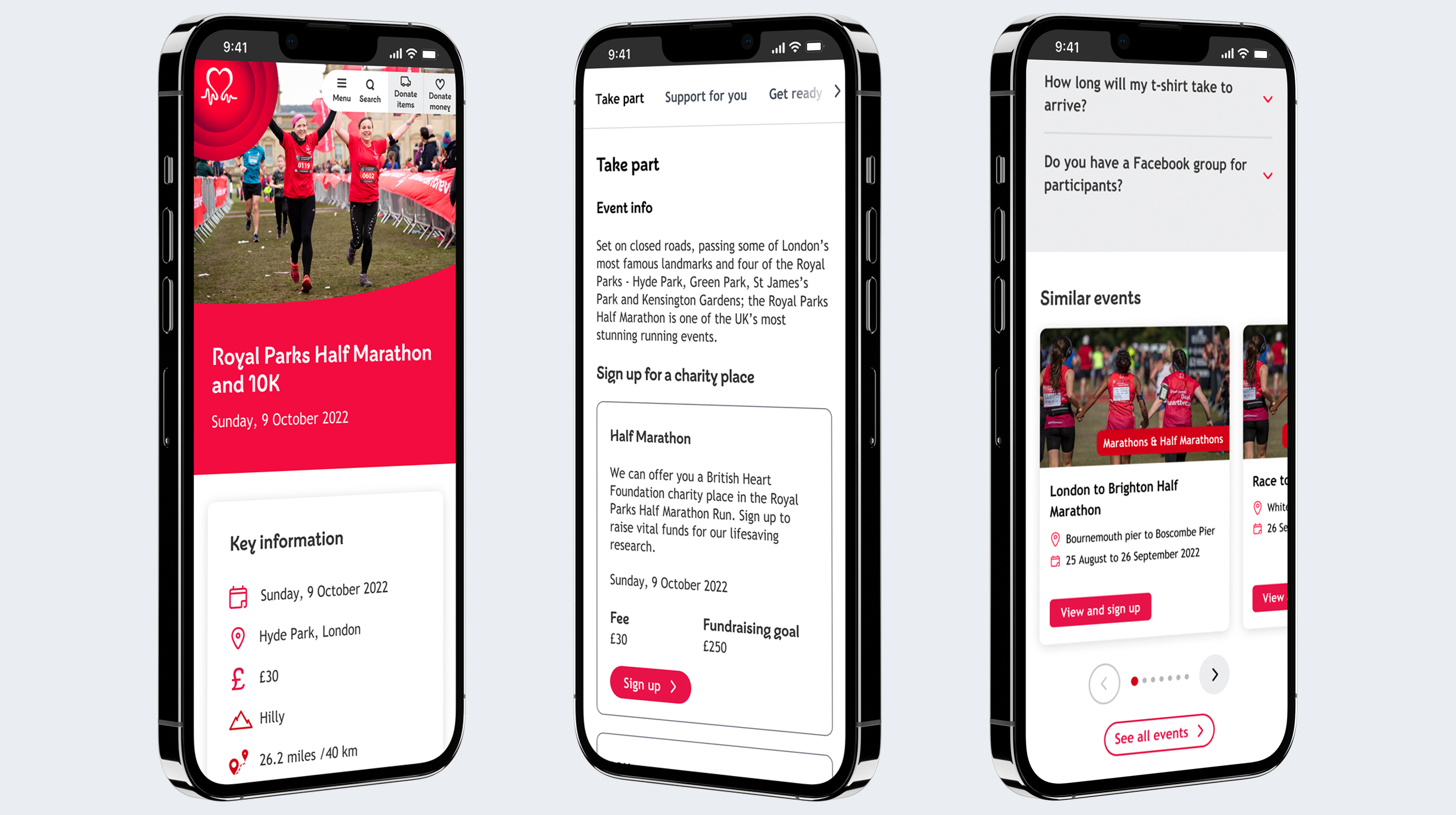 BHF Events UX Project