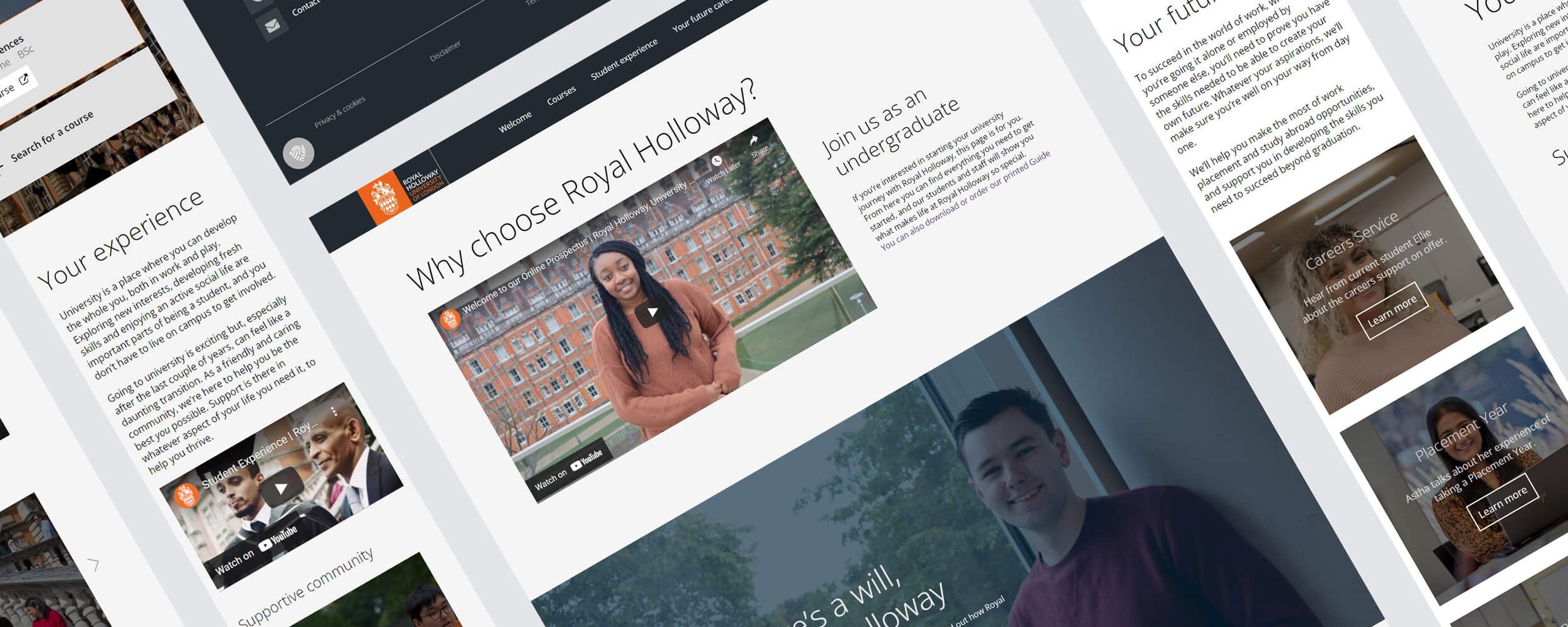 Online Prospectus Screens (web)